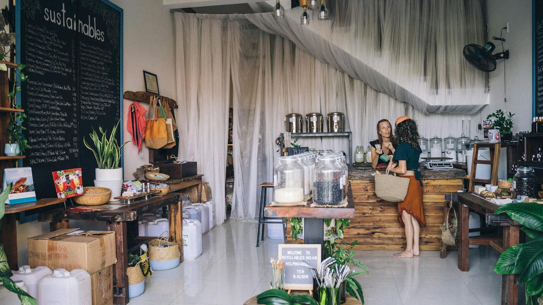 store with ecological and sustainable goods