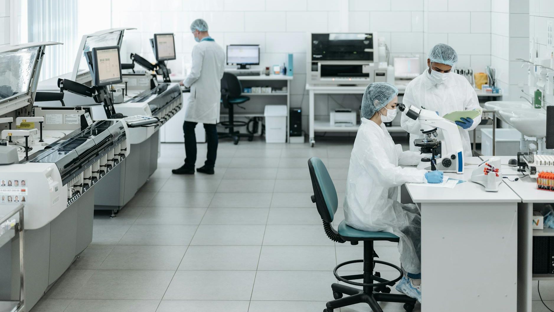 scientists in a laboratory